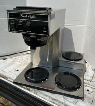 Newco AK-3 Commercial 3-Warmer Pour Over Coffee Maker Brewer (needs desc... - $158.35