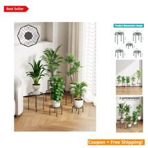 Versatile 5-Pack Heavy Duty Plant Stands - Rust-Resistant for Indoor/Out... - $68.26