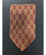 Red Gold Black Benjamin James Silk Tie - $18.29 CAD