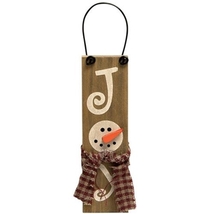 Joy Snowman Sign Ornament - £1.55 GBP