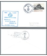 1981 US Cover-First Jet Flight, Frontier Airlines, Denver, CO to Madison... - $2.96