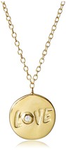Colgante De Amor De Plata Esterlina Con Cristales CZ De Vermeil De Oro D... - $21.72