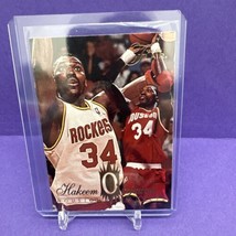1994-95 Flair Basketball #57 Hakeem Olajuwon Houston Rockets HOF  - £1.55 GBP