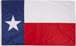 5x8 Ft Texas Flag Made In USA by Annin #145280 nylon NYL-GLO American Made - £44.72 GBP