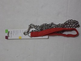 Good2Go Soft Grip Chain Rust Resistant Dog Leash Size 2.5mm OR 3mm/4mm Color Red - £14.04 GBP+