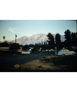 Mobile Home Park Classic Cars Trucks 1950s 35mm Slide Red Star Border Ko... - $8.75