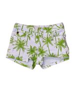 Hudson Green Palm Tree Print Girls Sz 6 Denim Shorts - $20.07 CAD