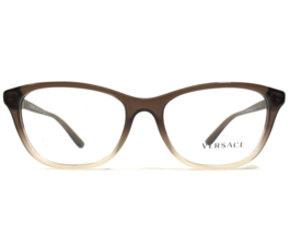 Versace Eyeglasses Frames MOD.3213-B 5165 Brown Beige Cat Eye Crystals 54-17-140 - $121.33