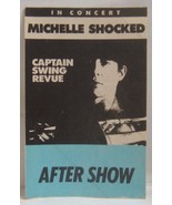 MICHELLE SHOCKED - VINTAGE ORIGINAL CONCERT TOUR CLOTH BACKSTAGE PASS *L... - $20.55 CAD