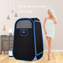 Portable Folding Full size Steam Sauna with 1000W&amp;2.2L steam Generator. ... - £119.77 GBP