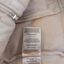 Columbia Sportswear WG6756 Youth Girls Sz XL 18-20 Full Zip Fleece Cream Jacket image 7