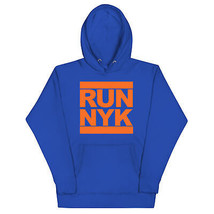 NEW YORK KNICKS HOODIE Jalen Brunson Josh Hart Anunoby DiVincenzo Blue O... - £30.50 GBP+