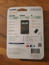 Casio Black Scientific Calculator Fractions Algebra Trig White Case FX-260 SAT  - £13.06 GBP