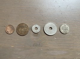 Lot von 5 Palästina Münzen 1927 1,2,5,20 und Silber 50 Mils - $70.62