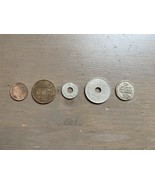 Lot von 5 Palästina Münzen 1927 1,2,5,20 und Silber 50 Mils - $70.62
