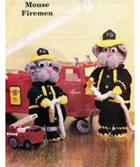 Crochet 6&quot; &amp; 8&quot; Mouse Mice Firemen Candy Cane Cat Mouse Cover Up Afghan ... - €10,33 EUR