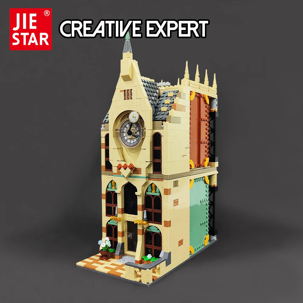 JJ9005 Jiestar Creative Expert Ideas Moc Bell Clock Tower Street View Modular - £49.60 GBP