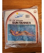 Vintage 1983 Intex The Wet Set Sun-Tanner Pool Float 72&quot;x30&quot; 59725 - $19.75