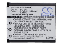 Cameron Sino 1050mAh Li-ion High-Capacity Replacement Batteries for Casi... - $15.95