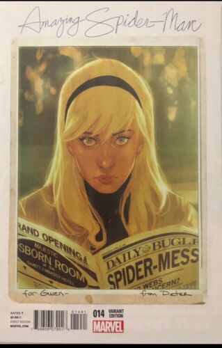 Primary image for Amazing Spider-Man 14 (2015) Phil Noto Gwen Stacy Variant NM NM+| Marvel Comics