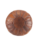 Moroccan Round Pouf – Cozy Comfort in Earthy Elegance - $6,084.61 MXN