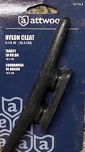 Attwood 12113L3 Nylon 6.5-Inch Marine Dock Cleat, Black - £3.82 GBP