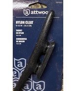 Attwood 12113L3 Nylon 6.5-Inch Marine Dock Cleat, Black - $4.79