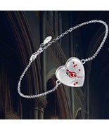 Love Heart Cardinal Urn Bracelet For Women Sterling Silver Red Cardinal ... - $149.75 CAD