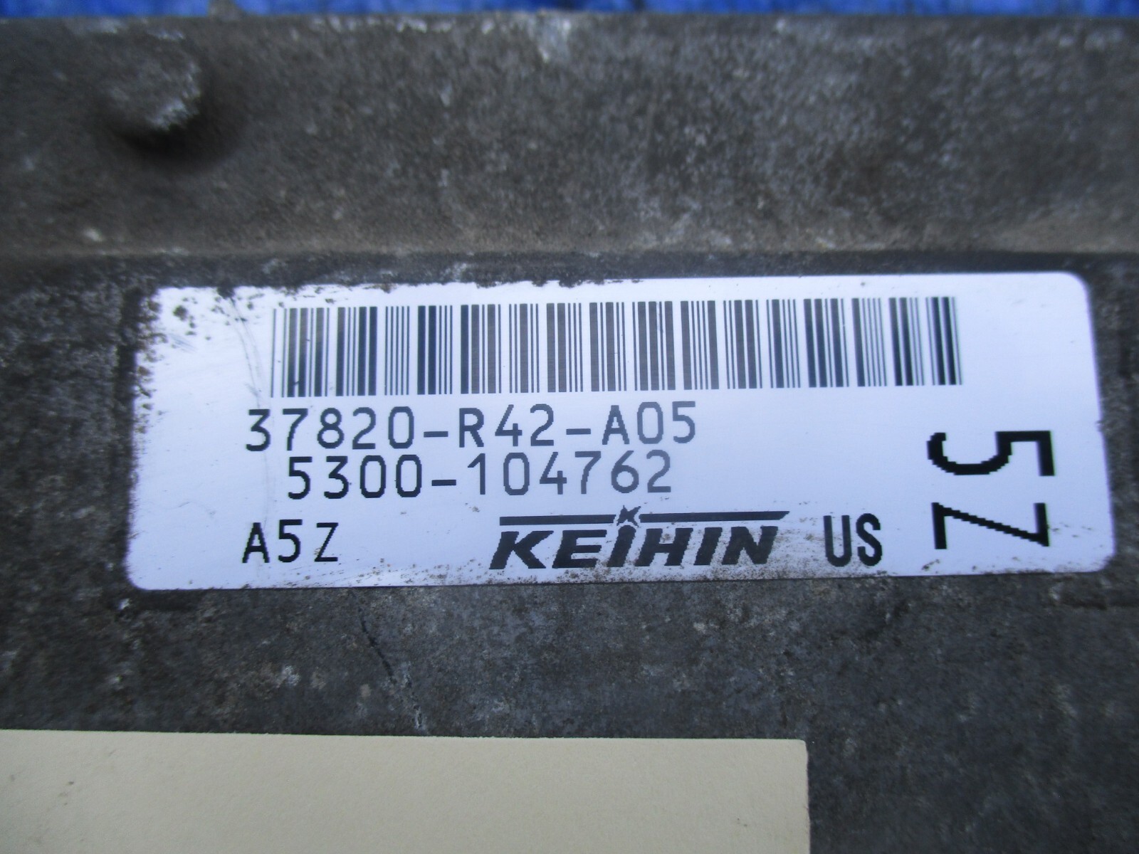 08-09 Honda Accord K24 manual transmission engine computer ECM 37820-R42-A05 ECU Item image 2