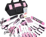 FASTPRO Pink Tool Set, 220-Piece Lady&#39;s Home Repairing Tool Kit with 12-... - £86.68 GBP