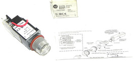 NIB ALLEN BRADLEY 800MR-PT16CK LIGHT, PUSH TO TEST PILOT SER. D - £58.13 GBP