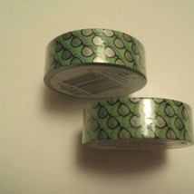 New 2 Rolls of Scotch Expressions Washi Tape Sunglasses Green, Silver 10.9 yd ea - £6.55 GBP