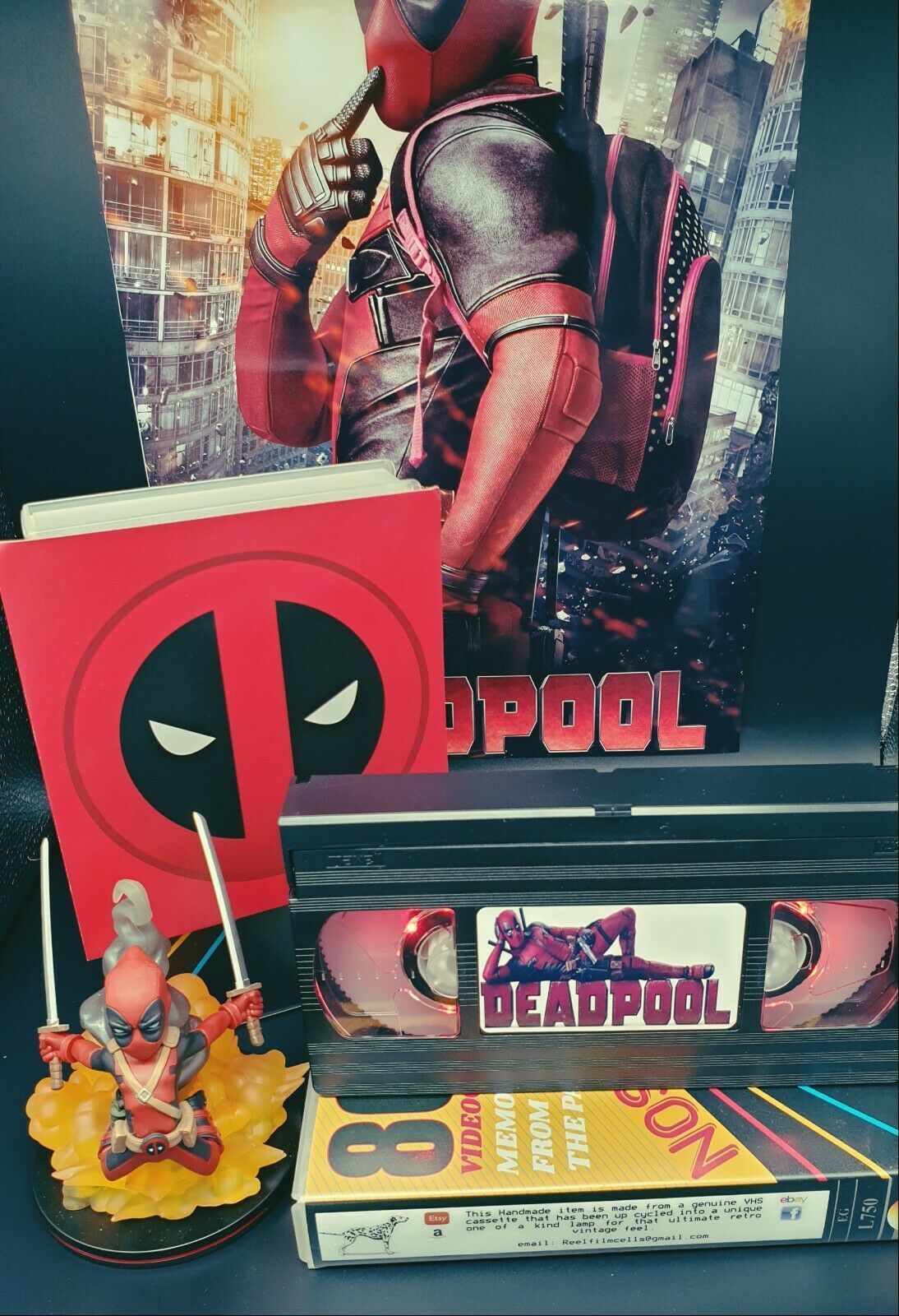 Retro VHS Lamp,Fright Night Vampire Horror, Top Quality!Amazing Gift Idea Look Item image 8