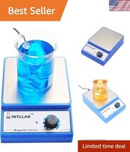 Magnetic Stirrer Stainless Steel Magnetic Mixer with stir bar No Heating... - $33.25