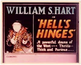 HELL&#39;S HINGE&#39;S (1916) William S. Hart&#39;s Greatest Western Two Guns Blazing! - £27.68 GBP