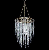 5Pcs Iridesce Acrylic Bead Chain Hanging Chandelier 22&quot; Tall Wedding Centerpiece - £74.80 GBP