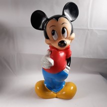 Mickey Mouse Bank Vintage Walt Disney 11.75&quot; Tall - £13.23 GBP