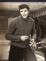 Elvis Presley Magazine Pinup Elvis In Sweater - $3.95