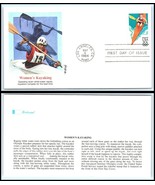 1984 US FDC Cover - Olympics, Los Angeles, California - Women&#39;s Kayaking E4 - $2.96