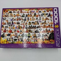 EuroGraphics 5416 Halloween Pets Puzzle 1000 Piece - $9.90
