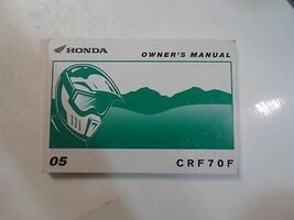 2005 HONDA CRF70F CRF 70 F Owners Operators Owner Manual NEW FACTORY - $54.02
