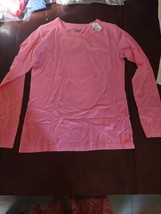 Look By Crewcuts Size XL 12 Girls Pink Long Sleeve Shirt-Brand New-SHIPS... - £19.66 GBP