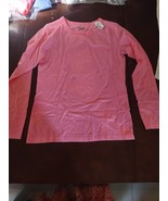 Look By Crewcuts Size XL 12 Girls Pink Long Sleeve Shirt-Brand New-SHIPS... - $24.63