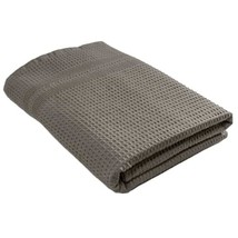 Waffle Towels Quick Dry Lint Free Thin Bath Towel, Classic Style (Stone) - £47.09 GBP