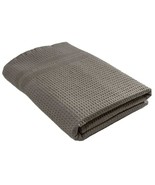 Waffle Towels Quick Dry Lint Free Thin Bath Towel, Classic Style (Stone) - £46.38 GBP