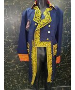 Napoleonic General Officer Wool Frock Coat: 1st Empire Military Tailcoat - $390.00