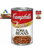 Campbell&#39;s Canned Beans, Pork &amp; Beans, 11 oz. Cans (20 Cans Included) - £26.83 GBP