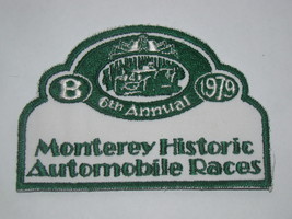 (1979) 6th Annual Monterey Historic Automobile Races (Patch) - $85.00