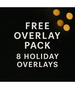 FREE CHRISTMAS SPIRIT OVERLAY PACK — 8 HOLIDAY TEXTURE FX - Freebie