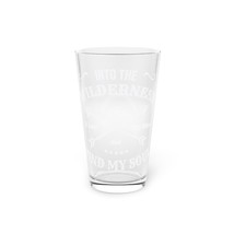 Personalized Pint Glass 16oz Wilderness Quote Nature Inspired Gift - £22.98 GBP